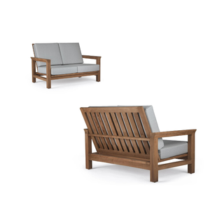 Hot Sale Two-Seater <b>Teak</b> Wood <b>Dining</b> <b>Chairs</b> Premium Quality Cushion Modern Design Directly Indonesia Home Hotels/Restaurants - Product Image 4