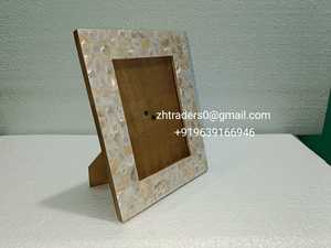 Cadre photo incrusté de nacre fait à la main finition coquille naturelle cadre décoratif pour décor arabe Albums photo et accessoires - Product Image 6