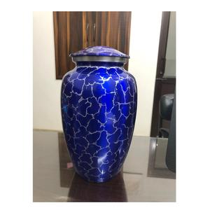 Urna de cremación de latón con diseño floral impreso de flores modernas superventas de alta calidad para cenizas - Product Image 3