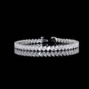 <b>Diamond</b> Moissanite Antique Tennis <b>Bracelet</b> 925 Silver <b>Diamond</b> Moissanite <b>Bracelet</b> Finest Jewelry <b>Diamond</b> Jewelry By Zubeda Gems - Product Image 1
