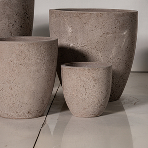 Jardinières d'intérieur rondes décoratives en bois Pots de plantes en bois naturel, pots de décoration pour la maison et l'hôtel et les tables de jardin - Product Image 3