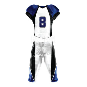 Diseño personalizado uniforme de fútbol americano tela de poliéster de alta calidad con tecnología avanzada de control de humedad - Product Image 1