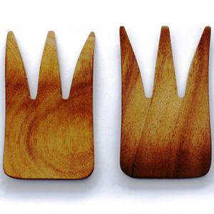 Ensemble de saladiers marron en acacia, écologiques, compatibles lave-vaisselle, ustensiles de cuisine, fabriqués en Inde - Product Image 6