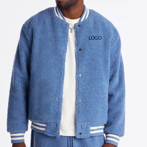 Veste en sherpa chaude de haute qualité pour hommes, collection d'hiver, vestes personnalisées, tissu respirant, prix bas, veste bomber 2026 - Product Image 1