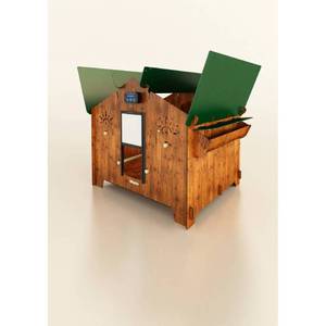 Gallinero de Casa grande resistente externo laminado HPL de alta calidad hecho en Italia - Product Image 2
