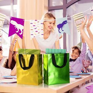 Bolsa de Mano Personalizada Brillante Metálica No Tejida con Logotipo, Reutilizable, Ecológica, para Publicidad, Compras, Regalos, Supermercado, Exposiciones - Product Image 6