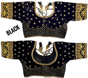 Hermosa Blusa con estampado Sabyasachi con elegante Latkan - Product Image 3