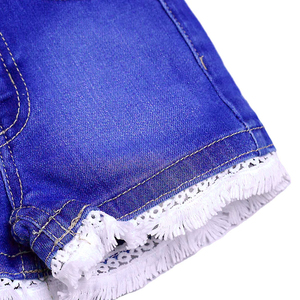 2025 New Arrival Premium Quality <b>Womens</b> Denim Shorts With <b>Elastic</b> Waist Straight <b>Jeans</b> <b>For</b> <b>Womens</b> Accept Customized Color - Product Image 5