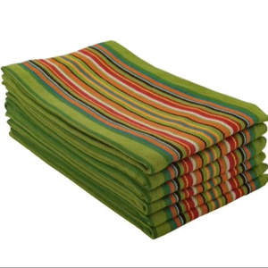 100% coton Salsa cuisine Serviette de golf à séchage rapide lin tissé microfibre bambou-vert paquet de 12 pour la maison hôtels restaurants - Product Image 1