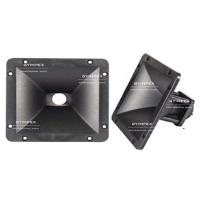 Diffuseur sonore fileté 120*120*82mm, guide d'onde pour haut-parleur, tweeter, cornet - Product Image 1