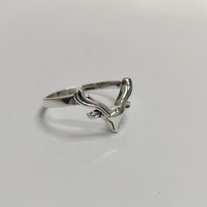 Anneaux unis de conception attrayante en forme de cerf 925 bagues en argent sterling grossistes de bagues unisexes d'Inde Saisissez cette offre maintenant - Product Image 2