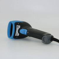 Escáner de Código de Barras Portátil EMT2200, Lector de Códigos QR 1D y 2D con Cable USB para Supermercado