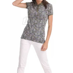 Camisas sublimadas para mujer al por mayor camisas sublimadas de algodón para mujer que absorbe la humedad para ropa de gimnasio - Product Image 2