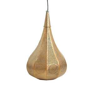 Luminaire suspendu en métal sophistiqué, forme de diamant traditionnelle, couleur personnalisée, artisanat H.M.A, décoration intérieure - Product Image 6