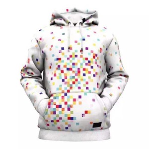 Sudaderas de hombre personalizadas con forro polar de algodón y mangas completas al por mayor sudaderas con capucha de sublimación en blanco de poliéster impresas en 3D transpirables básicos - Product Image 4