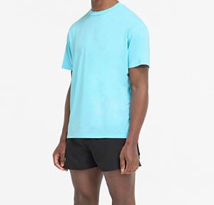 เสื้อยืดผู้ชายผ้าฝ้าย100% ป้ายสั่งทำ280GSM เฮฟวีเวตทรงสลิมฟิตและโอเวอร์ไซส์ลายตัวอักษร - Product Image 1