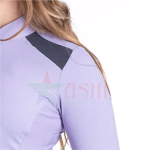 Sweat-shirt d'équitation professionnel pour femmes - Extensible, imperméable et coupe-vent, respirant, fermeture éclair, matière spandex/polyester - Product Image 5