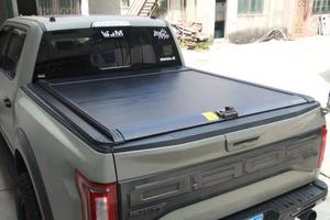 Couverture de benne de camion rétractable en alliage d'aluminium, étanche, avec verrou de hayon pour <span class=keywords><strong>Silverado</strong></span> RAM, sans perçage - Product Image 3