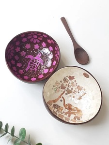 El tazón de cáscara de coco de alta calidad más barato hecho en Vietnam Alta artesanía con nácar - Product Image 6