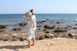 Cotton Bathrobe Turkish Hooded Quick Drying Long Sleeves Colorful Soft Washable Patterned Size Option Factory <b>Sale</b> Good Quality - Product Image 6