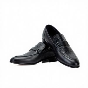 Mocasines de cuero elegantes para hombre, zapatos formales sin cordones, calzado clásico para negocios, oficina, boda, calzado cómodo de primera calidad - Product Image 1