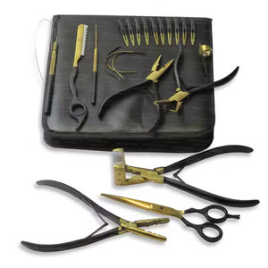 Kit de pinces d'extensions de cheveux professionnelles les plus vendues pince d'extension de cheveux en acier inoxydable de nouvelle arrivée de vente chaude - Product Image 5