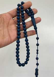 Rosario Faturan 100% Rosario Tasbih Material de alta calidad baquelita hecho a mano 45 cuentas Color Turquesa - Product Image 5