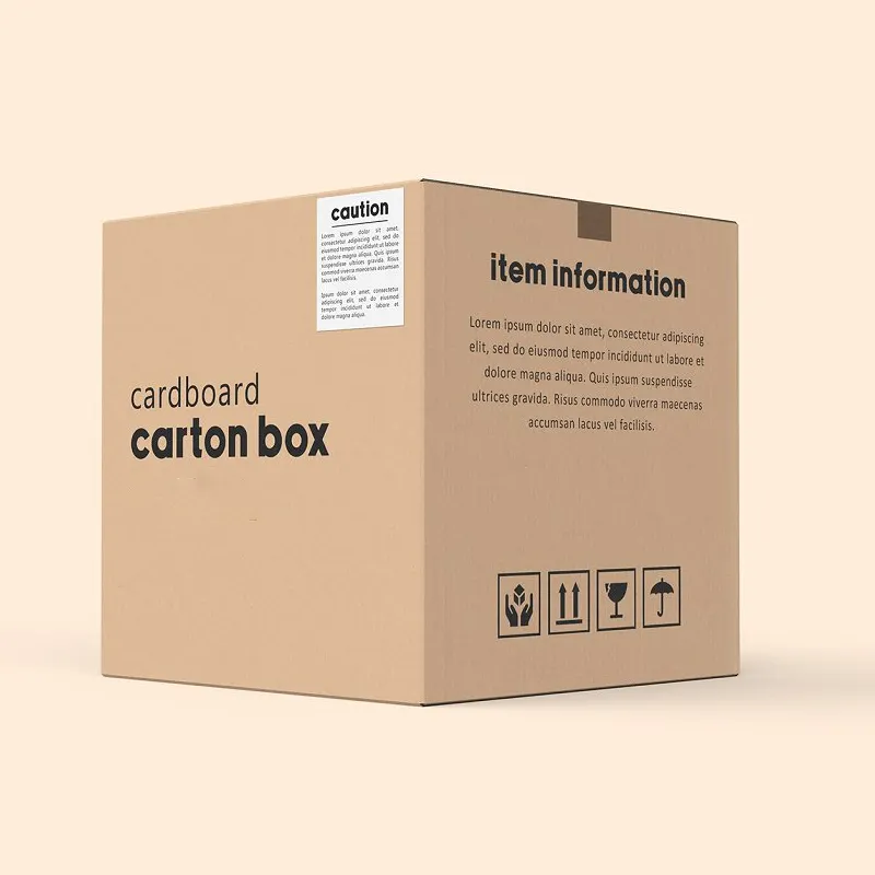 Good Quality Paper Corrugated Small Shipping Boxes Logo Packaging Custom Box