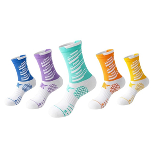 OEM Custom High Quality Athletic <b>Socks</b> Unisex Super Elite Thickened Sport <b>Socks</b> Anti-Slip Design for <b>Cycling</b> Soccer <b>Men's</b> <b>Socks</b> - Product Image 1