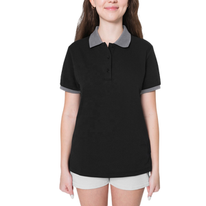 ODM services polos pour femmes prix raisonnable nouveau style bon logo personnalisé pour polos pour femmes - Product Image 6