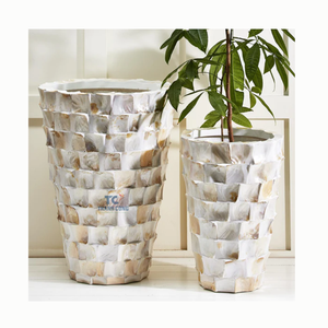 Jarrón de nácar para maceta, maceta para decoración de restaurante y Hotel, maceta para maceta - Product Image 5