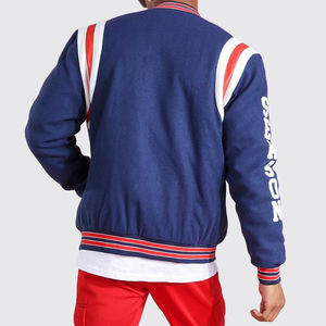 2025 professionnel hommes High Street Varsity veste haute qualité Chenille patchs mince lumière col montant pour l'hiver Offre Spéciale maintenant - Product Image 4