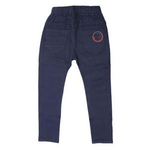 Pantalon en coton pour garçons - Bleu marine - Marine/bleu - Product Image 2