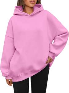 Sudadera con Capucha Extra Grande de Invierno, Transpirable, con Forro Ecológico y Logotipo Personalizado de Primera Calidad para Mujer, Talla Grande - Product Image 5