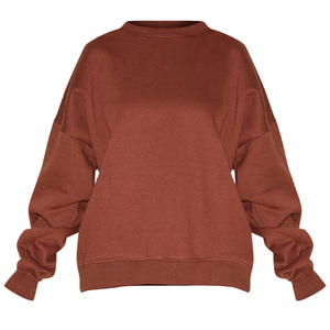 Sudadera de manga larga para mujer con bordado de impresión de logotipo personalizado OEM ODM fabricante directo de fábrica informal personalizado - Product Image 1