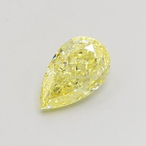 Diamante Cultivado en Laboratorio, Corte Pera, 1.02ct, VS2, Color Amarillo Claro Fantasía - Product Image 1