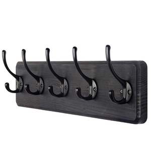 Cadre en bois Crochet mural en acier Crochet mural polyvalent Matériau de haute qualité Finition en poudre Prix de gros - Product Image 1