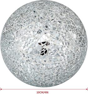 Esfera de vidrio de mosaico hecha a mano estética, diseño creativo, bola decorativa de vidrio para el hogar, adornos de bolas, decoración del hogar para regalo - Product Image 3