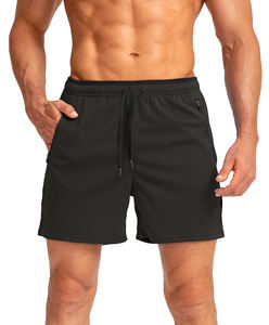 Pantalones Cortos Deportivos Personalizados para Hombre, de Malla, Secado Rápido, Transpirables, de Poliéster/Algodón, para Entrenamiento, Correr, Diseño Sólido, Sublimación Personalizada - Product Image 6