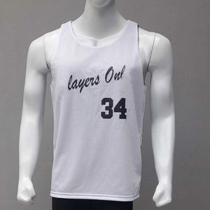 Camiseta de baloncesto en blanco reversible uniforme de baloncesto de secado rápido ropa de baloncesto sublimación al por mayor personalizada - Product Image 5