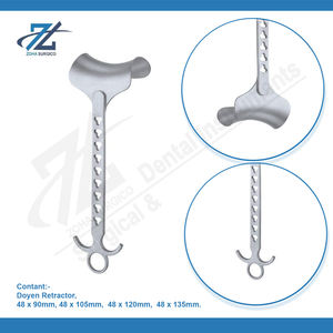 Juego de instrumentos quirúrgicos básicos Doyen 48X135mm 28cm Retractor abdominal de acero inoxidable Fuente de alimentación manual fabricada - Product Image 3