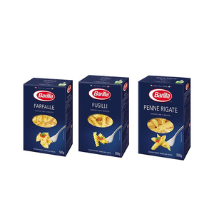 Premium mejor calidad refinado italiano trigo duro y maíz espagueti macarrones Pasta 0,4 kg bajo en sal/bajo en grasa embalaje de regalo - Product Image 2
