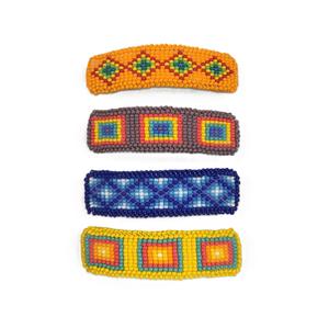 Barrette à perles de rocaille élégante Barrette à cheveux faite à la main pour les filles Barrette perlée à la main personnalisée avec perles de rocaille pour les femmes - Product Image 5