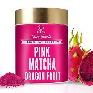 Chá Matcha Rosa Pitaya em pó orgânico Matcha de fruta de dragão saudável e confiável de atacado na Índia OEM de marca própria a granel