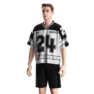 Camiseta de Fútbol Americano Personalizada con Servicio de Diseño Gratuito 1 a 1 - Opciones de Costura o Impresión. - Product Image 5