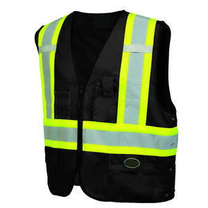 Chaleco de Seguridad de Alta Visibilidad sin Mangas de Poliéster con Cinta Reflectante, Certificado CE, de Secado Rápido para Trabajadores de la Construcción y Exteriores - Product Image 2