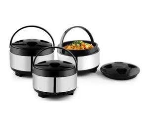 Casserole isotherme en acier inoxydable à prix abordable, HotPot avec couvercle en plastique, facile à transporter, boîte chaude de 1500 ml - Product Image 1