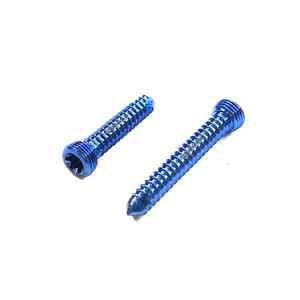 Juego de 4 piezas de 2,4mm de alto titanio fuente de alimentación manual tornillo de bloqueo veterinario de Caronia quirúrgico hecho de acero inoxidable - Product Image 4