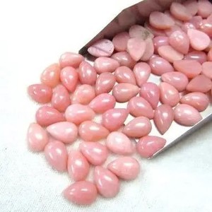 <b>3mm</b> 5mm Natural Pink Opal Smooth Pear Loose Cabochons Gemstone for Jewelry Making Necklace Ring <b>Earring</b> Pendant Alibaba Online - Product Image 1