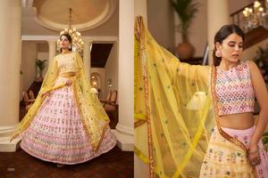 Fashionable Bridal Lehenga Choli Party Wear Wedding Dresses Low Price Lehenga Choli at Wholesale Price From India - Product Image 2